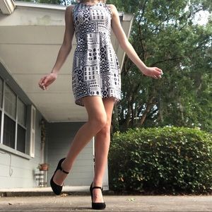 Aztec Patterned Dress